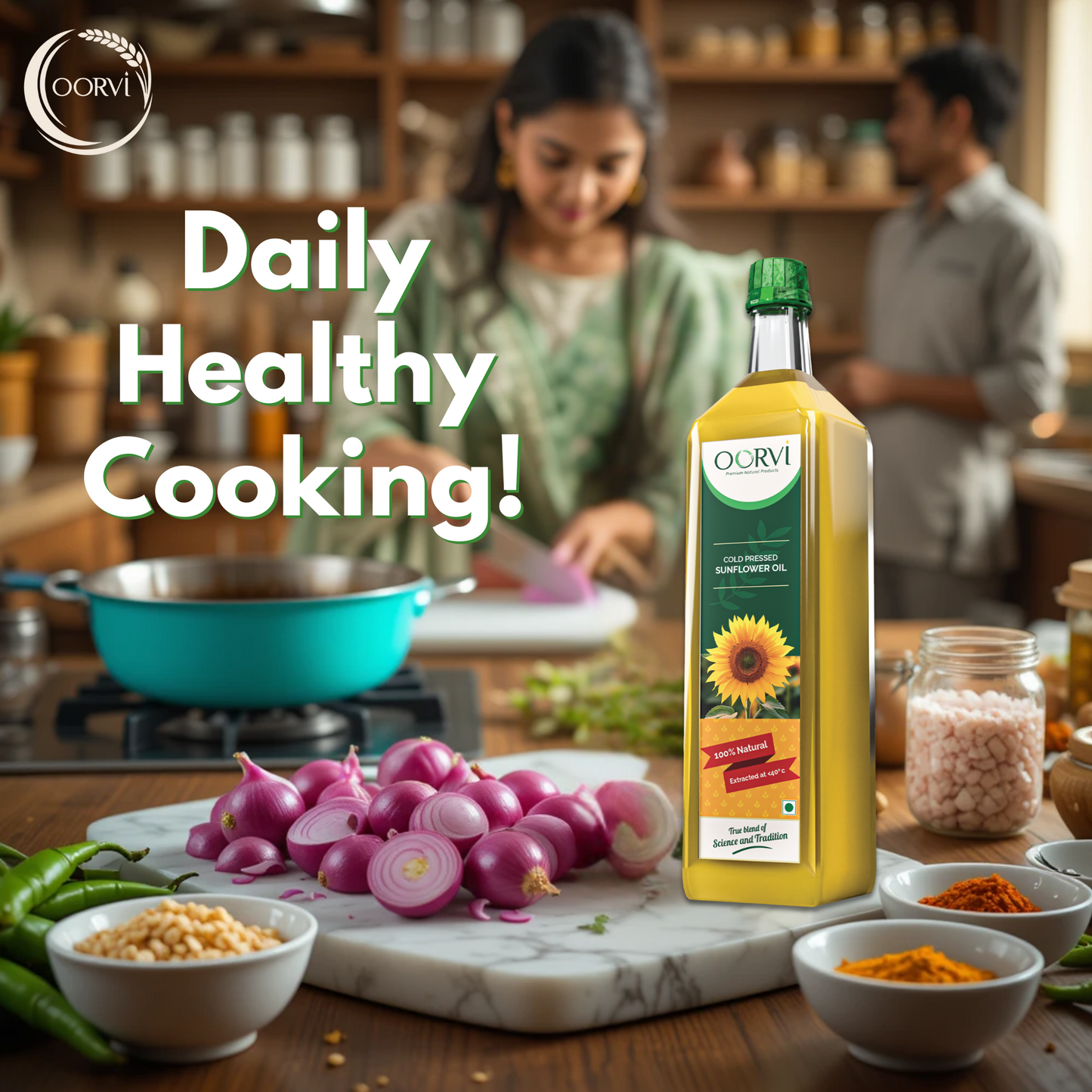 COLD PRESSED SUNFLOWER OIL - 1 L