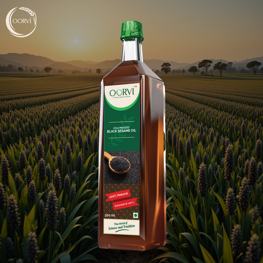 COLD PRESSED BLACK SESAME OIL - 500mL