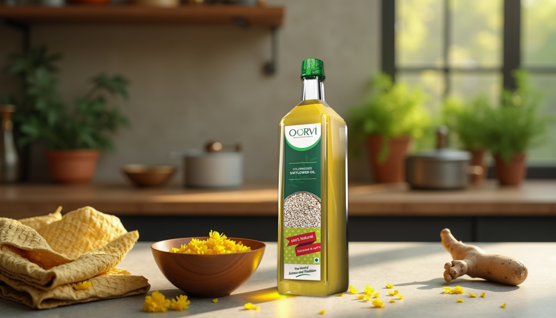 Know Your Oil: The Wonders of Cold-Pressed Safflower Oil 🌼✨