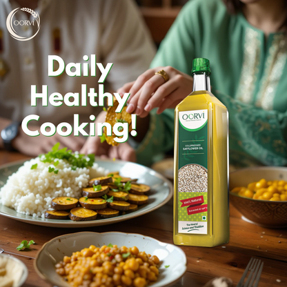 COLD PRESSED SAFFLOWER OIL - 1 L