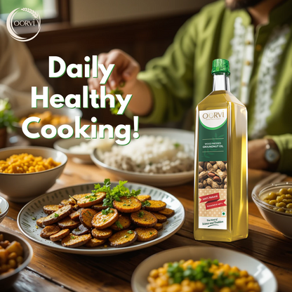 WOOD PRESSED GROUNDNUT OIL - 1 L