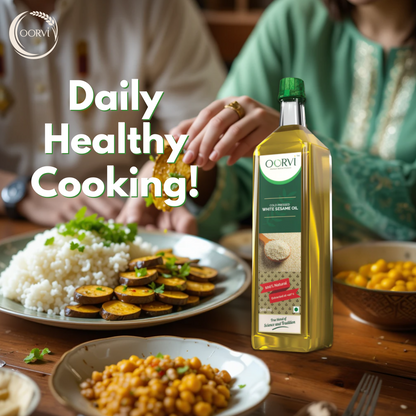 COLD PRESSED WHITE SESAME OIL - 500mL