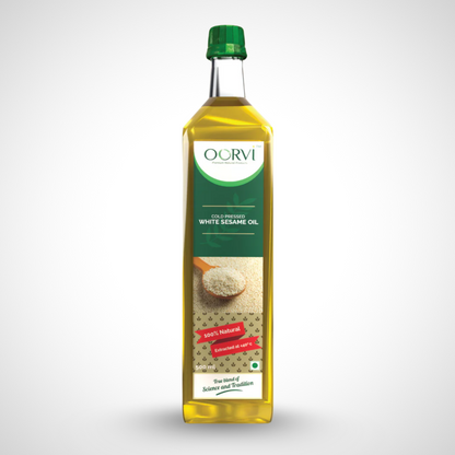 COLD PRESSED WHITE SESAME OIL - 500mL