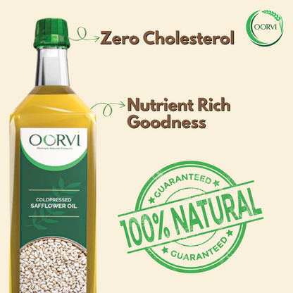 COLD PRESSED SAFFLOWER OIL - 1 L