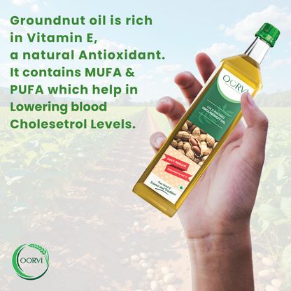 COLD PRESSED GROUNDNUT OIL - 1 L