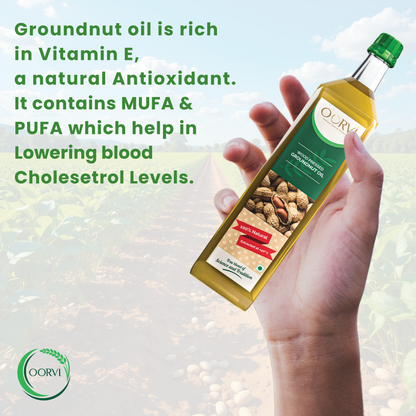 WOOD PRESSED GROUNDNUT OIL - 1 L