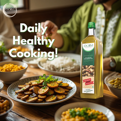 COLD PRESSED GROUNDNUT OIL - 1 L